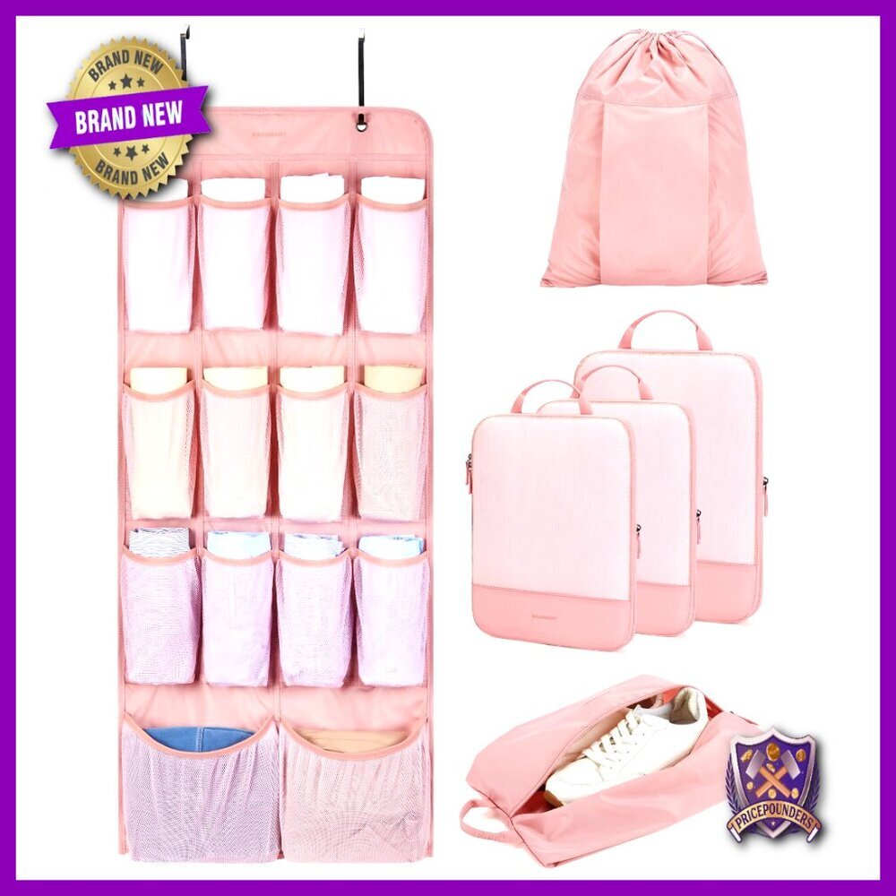 Hanging Compression Packing Cubes Travel Organizer Set Cruise Essentials